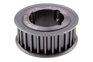 Taper lock deals timing belt pulley